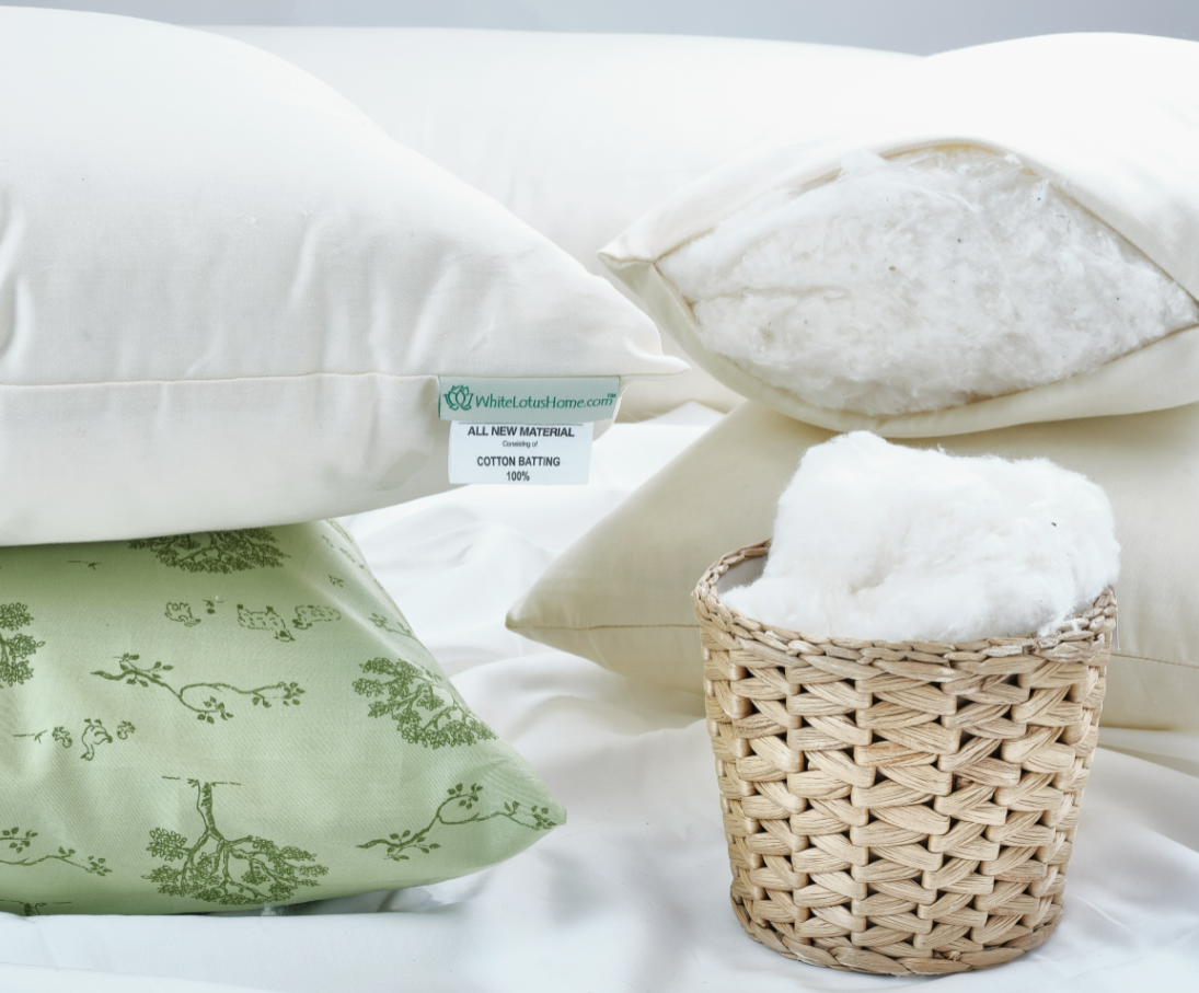 Organic Cotton Pillow Natural Healthy Bedroom